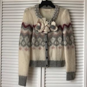 Anthropology open front sweater